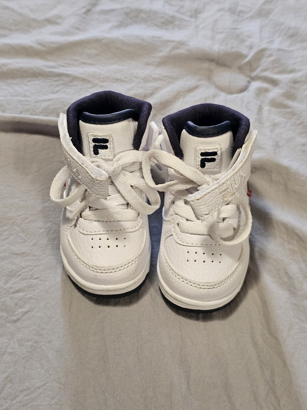 Fila Kids White High-Top Sneaker